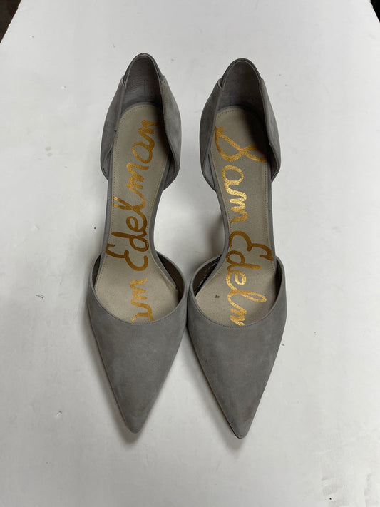 Shoes Heels Stiletto By Sam Edelman In Grey, Size: 11