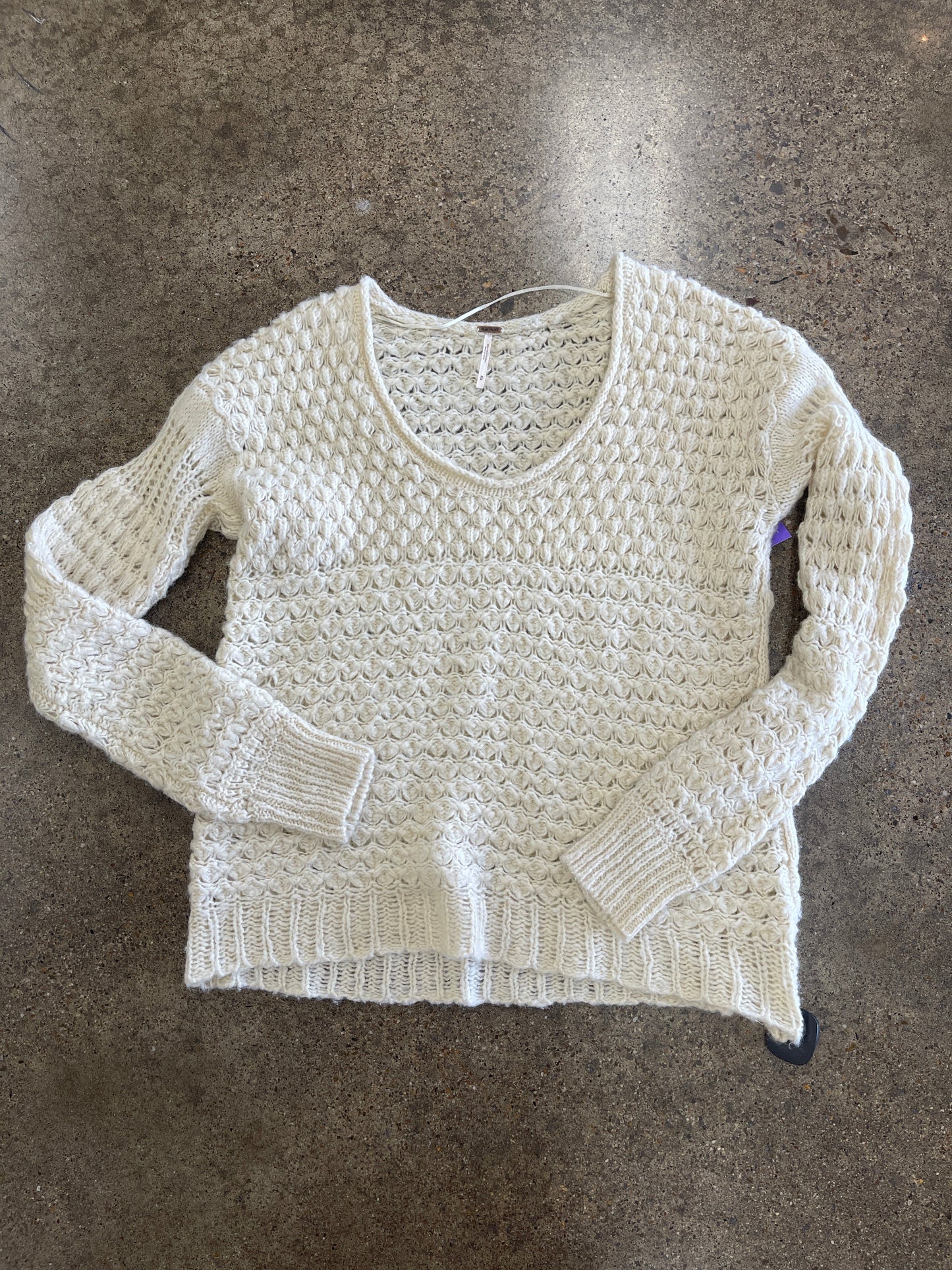 Sweater By Free People In Cream, Size: M