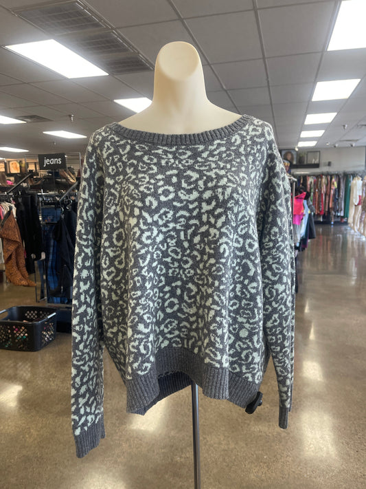 Sweater By Free People In Animal Print, Size: L