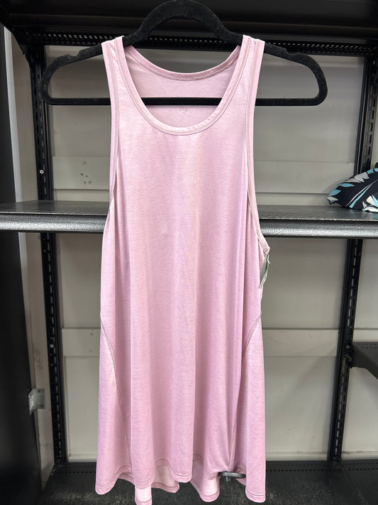 Athletic Tank Top By Lululemon In Pink, Size: 6