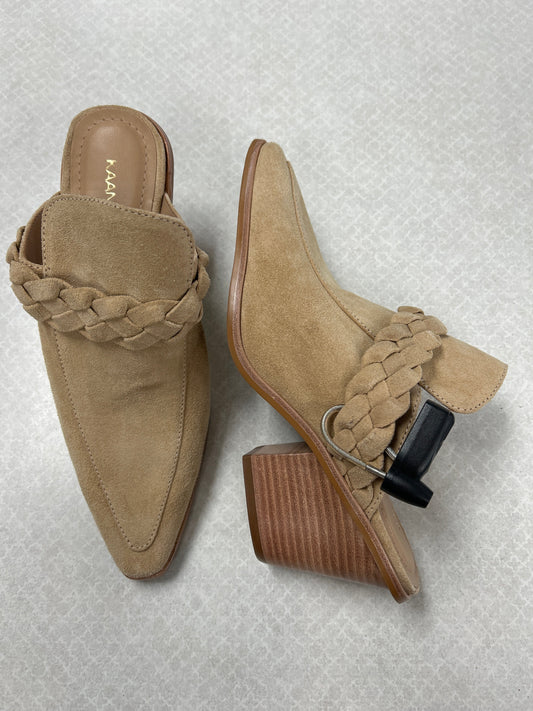 Shoes Heels Block By Clothes Mentor In Tan, Size: 7