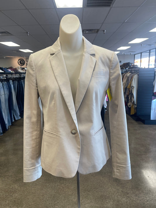 Blazer By Ann Taylor In Tan, Size: Xs