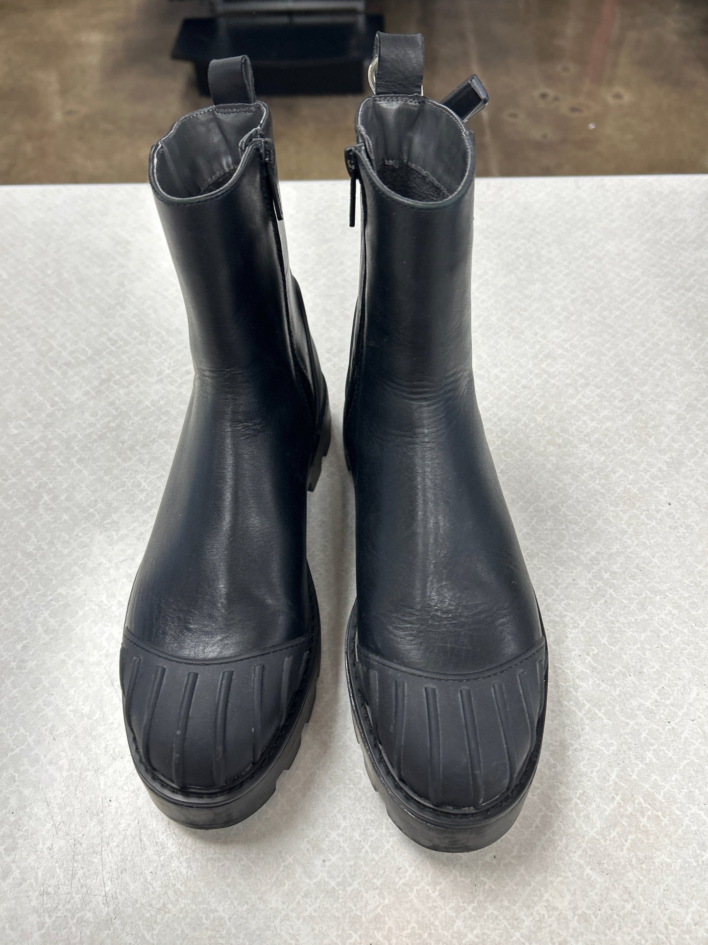 Boots Ankle Flats By Franco Sarto In Black, Size: 8