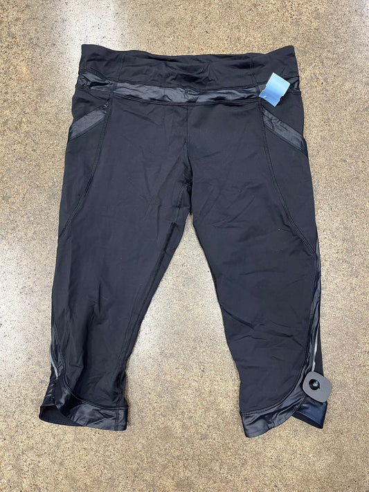 Athletic Capris By Lululemon In Black, Size: 12