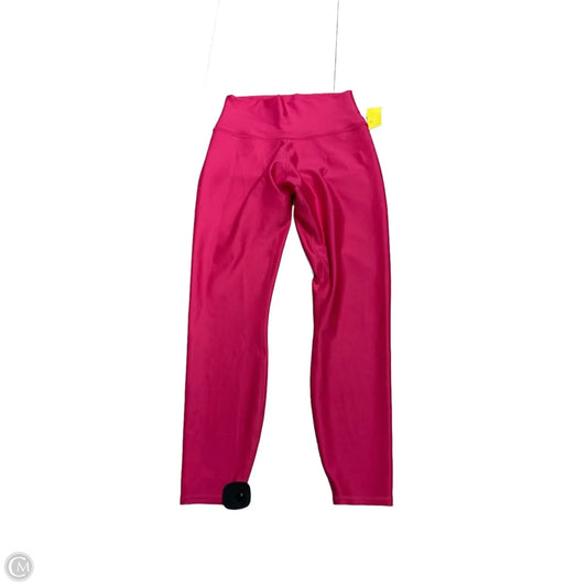 Athletic Leggings By Alo In Pink, Size: M