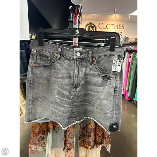 Skirt Mini & Short By Citizens Of Humanity In Grey Denim, Size: 2