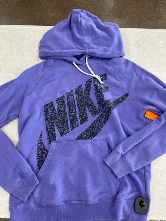 Purple Athletic Sweatshirt Hoodie Nike Apparel, Size M