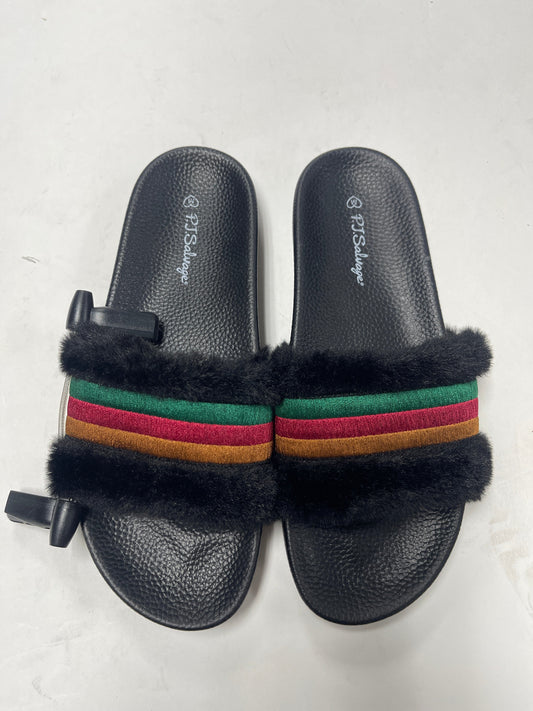 Black Sandals Flats Clothes Mentor, Size 8.5