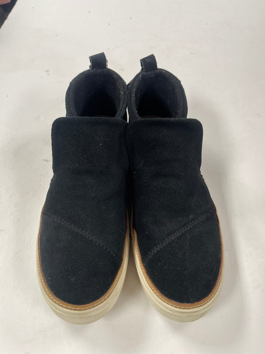 Black Shoes Sneakers Toms, Size 8