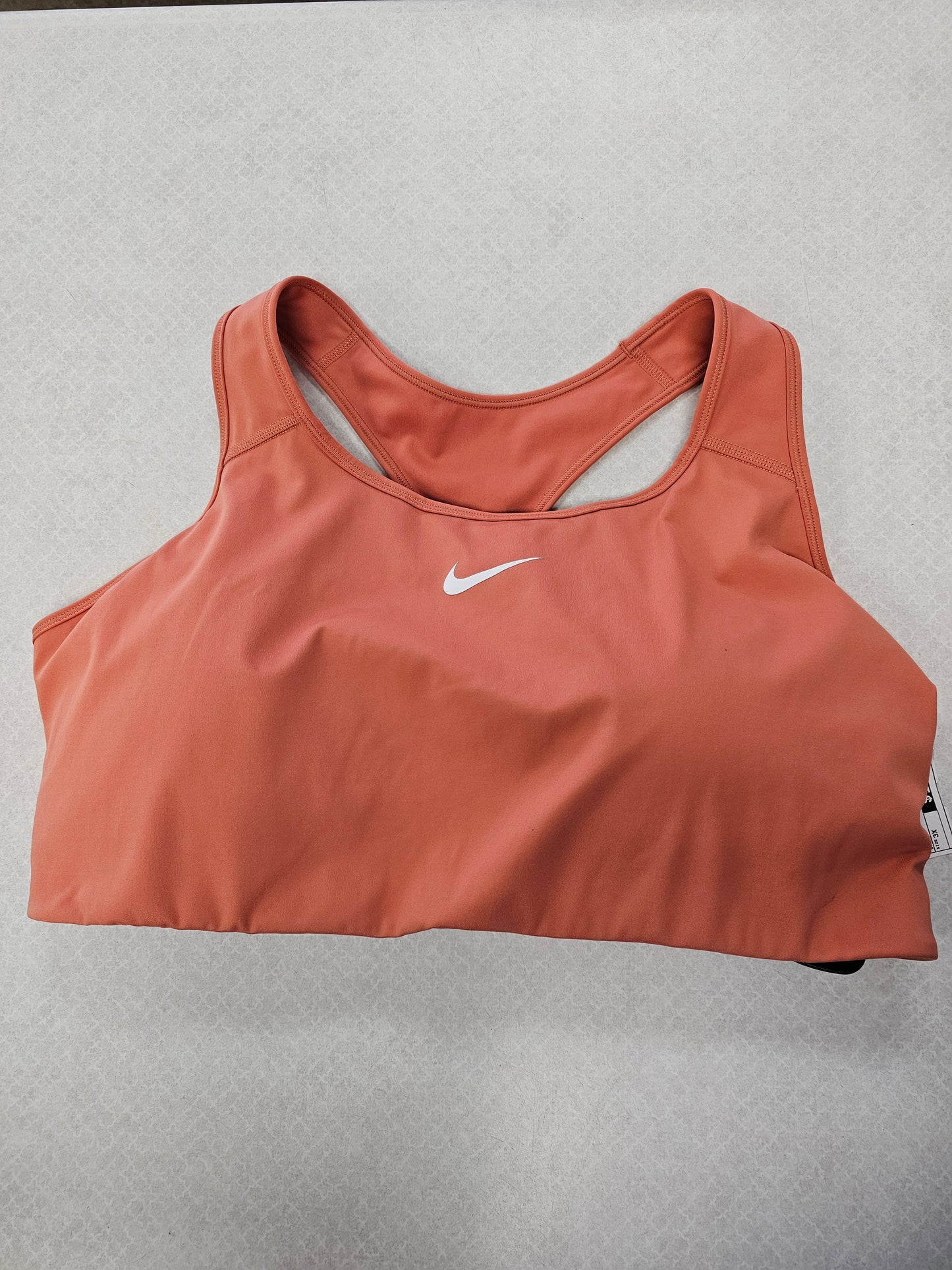 Athletic Bra By Nike Apparel In Orange, Size: 3x