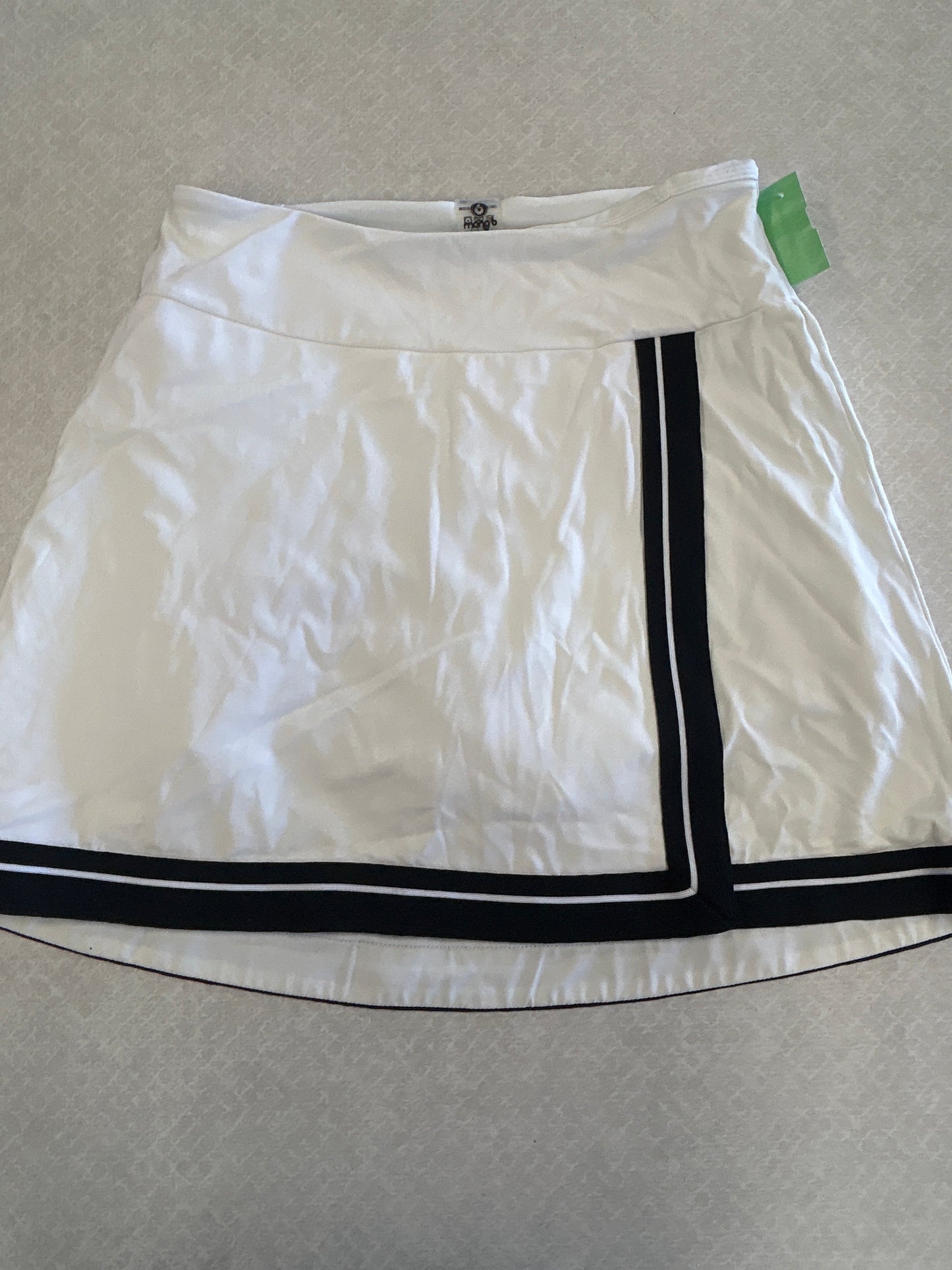 Athletic Skort By Mono B In Black & White, Size: S