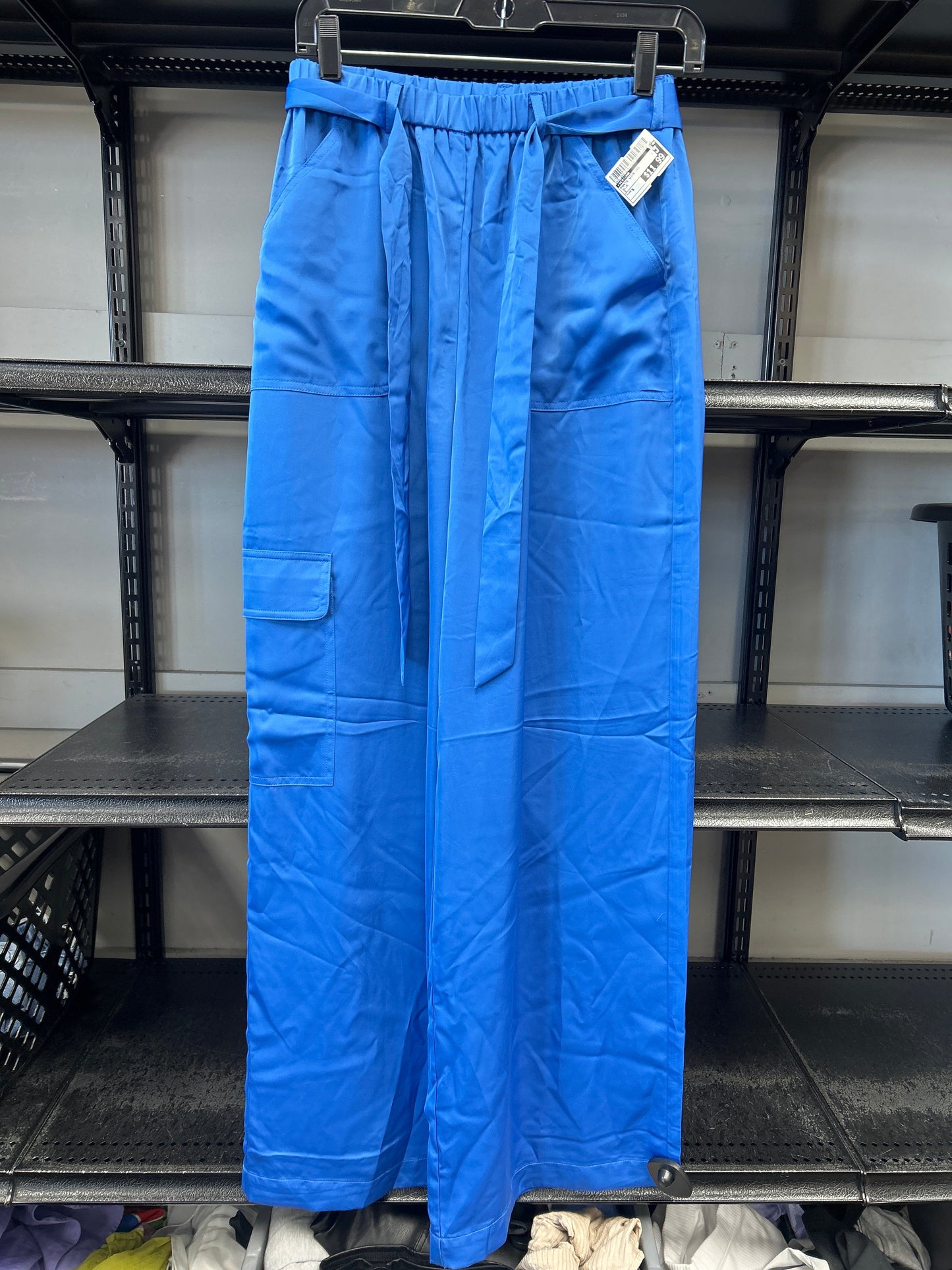 Pants Wide Leg By Versona In Blue, Size: S