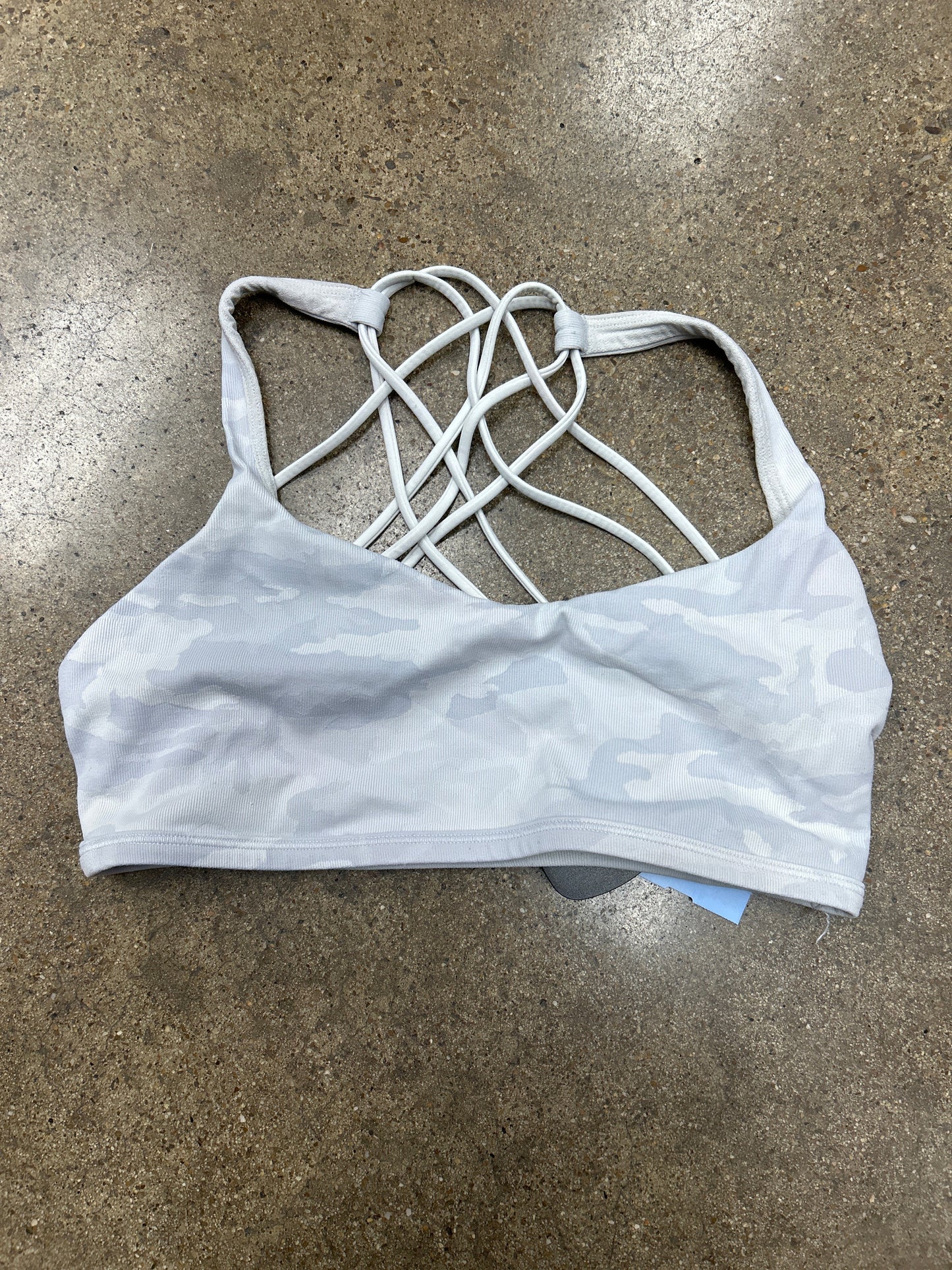 Athletic Bra By Lululemon In Grey, Size: 10