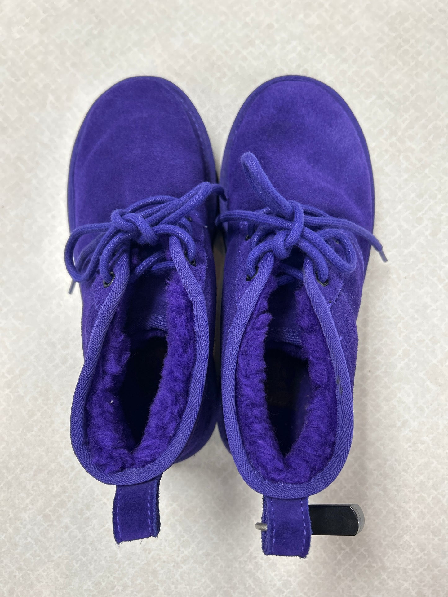 Boots Ankle Flats By Ugg In Purple, Size: 7