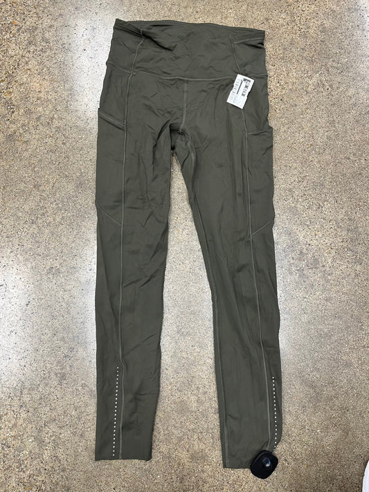 Athletic Leggings By Lululemon In Green, Size: 6