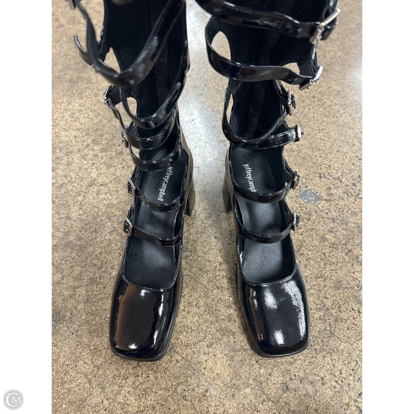 Shoes Heels Block By Jeffrey Campbell In Black, Size: 9.5