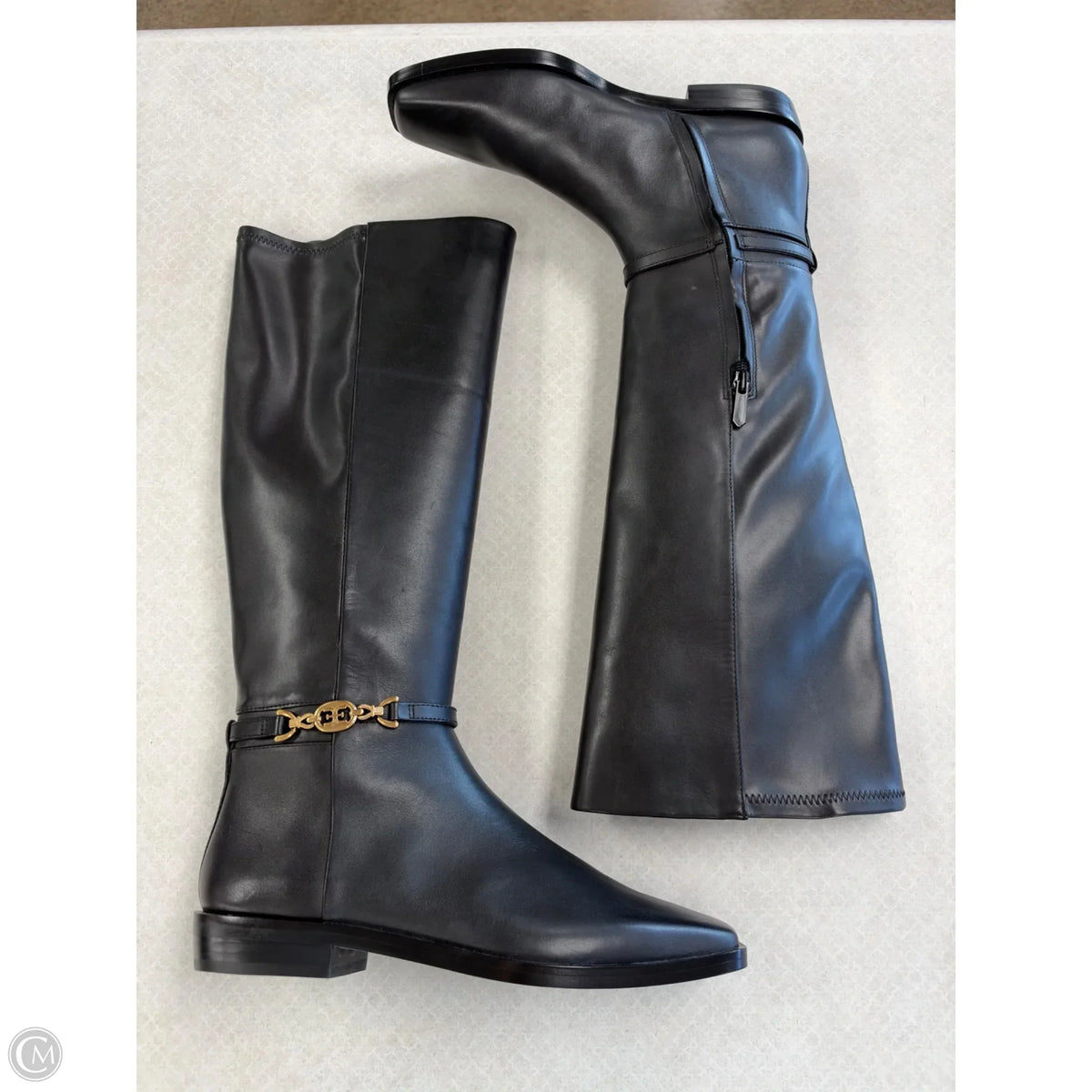 Boots Knee Flats By Sam Edelman In Black, Size: 7.5