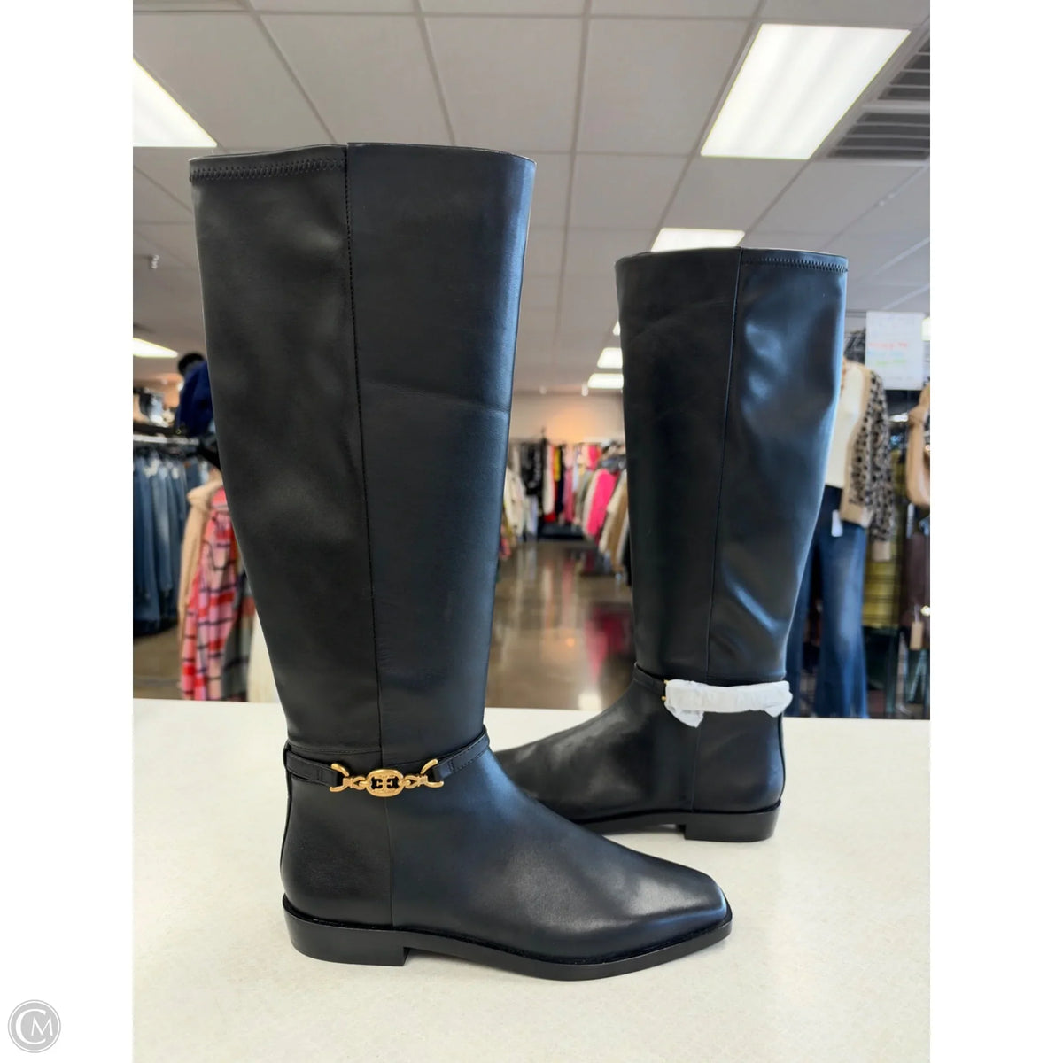 Boots Knee Flats By Sam Edelman In Black, Size: 7.5