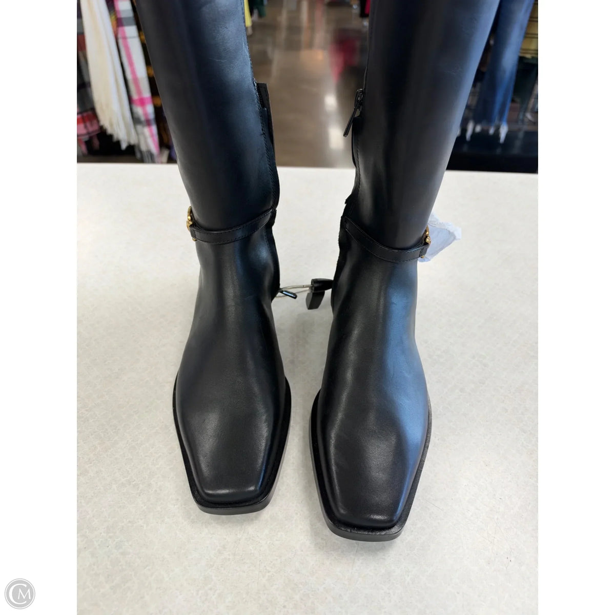 Boots Knee Flats By Sam Edelman In Black, Size: 7.5