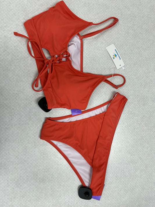 Orange Swimsuit 2pc Clothes Mentor, Size M