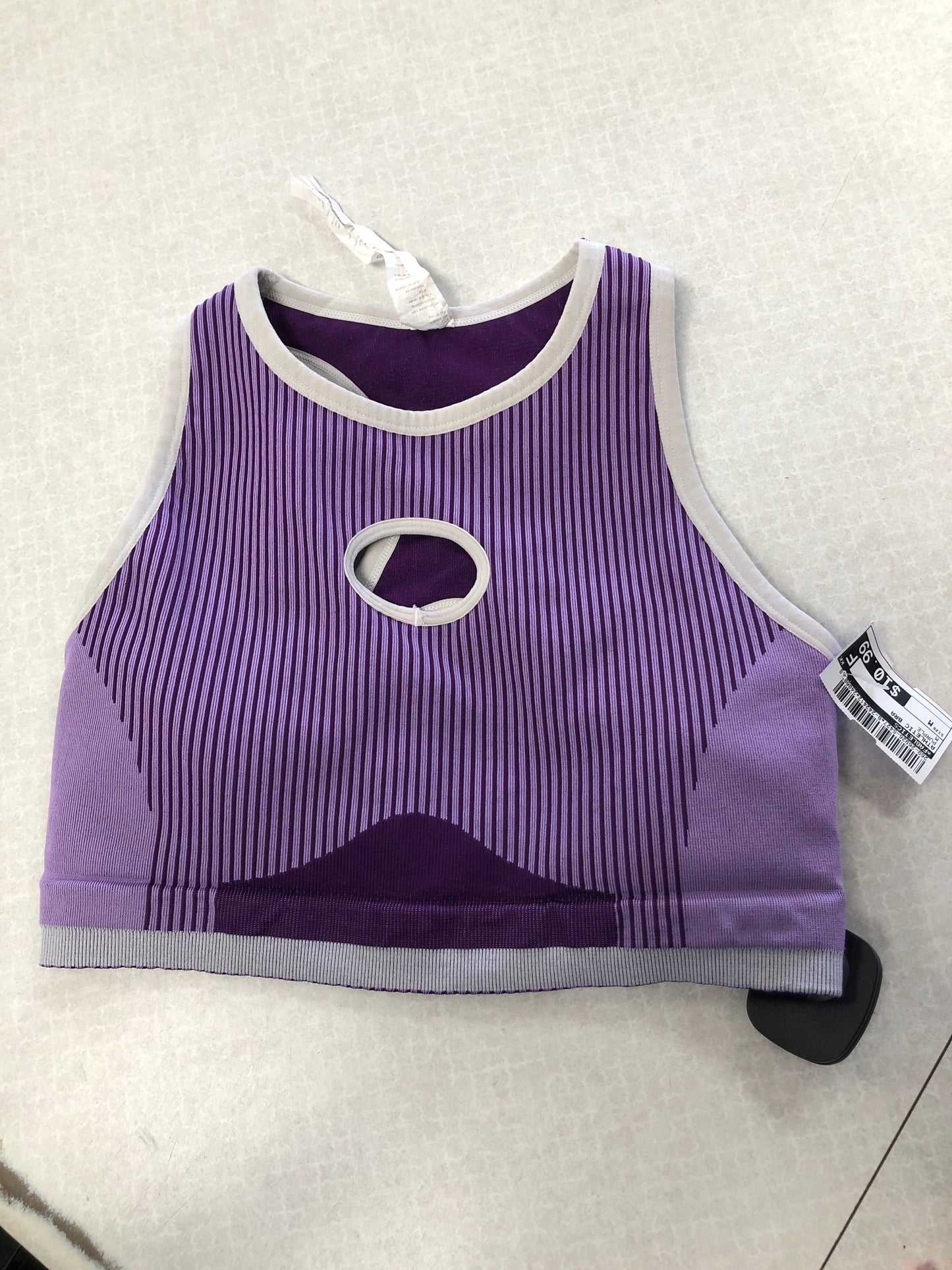 Athletic Bra By Fabletics In Purple, Size: M