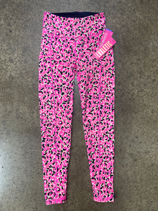 Pink Athletic Leggings Lilly Pulitzer, Size Xs