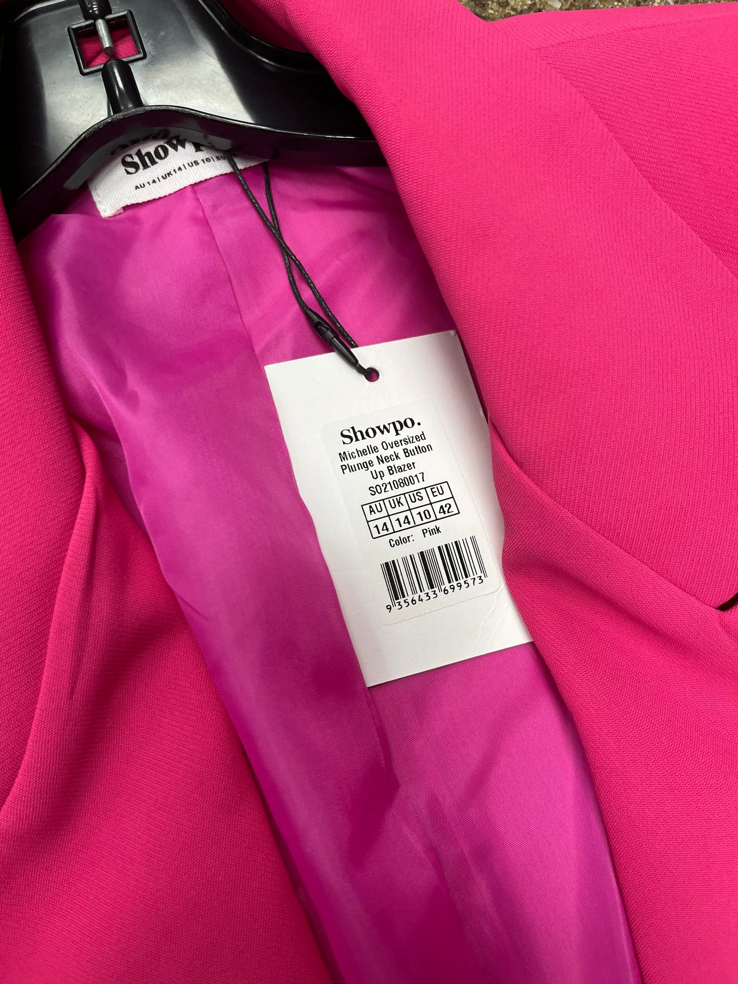 Pink Blazer Clothes Mentor, Size M