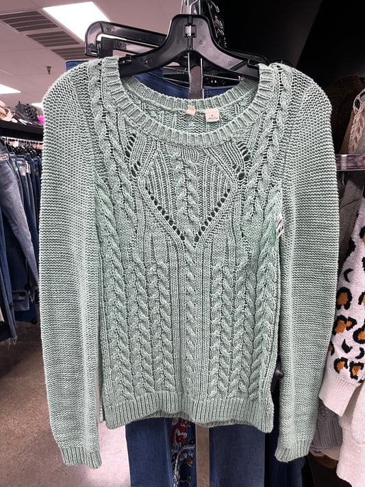 Sweater By Moth In Green, Size: Xs