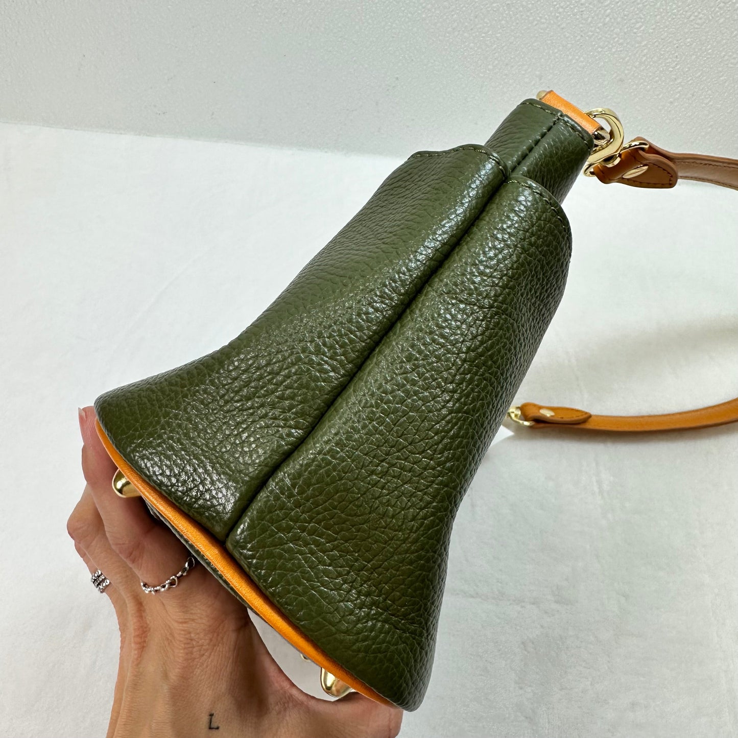 Handbag Leather By DIVINA FIRENZE, Size: Small