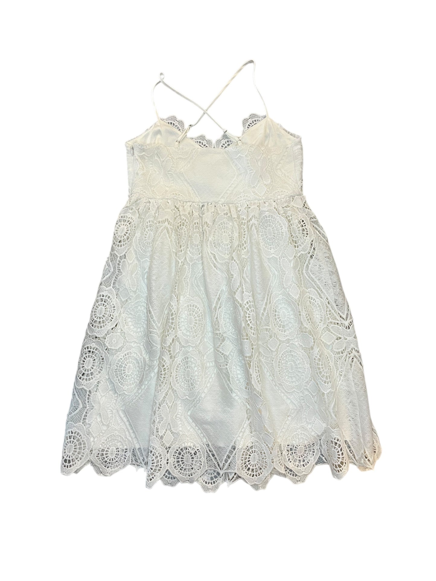 Dress Casual Short By Maeve In White, Size:Xsp