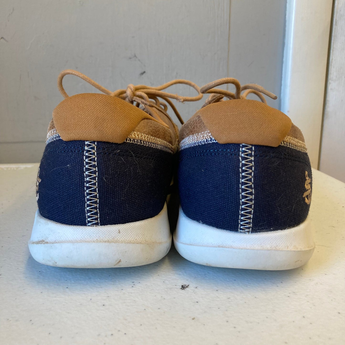 Shoes Flats By Skechers In Blue & Tan, Size:11