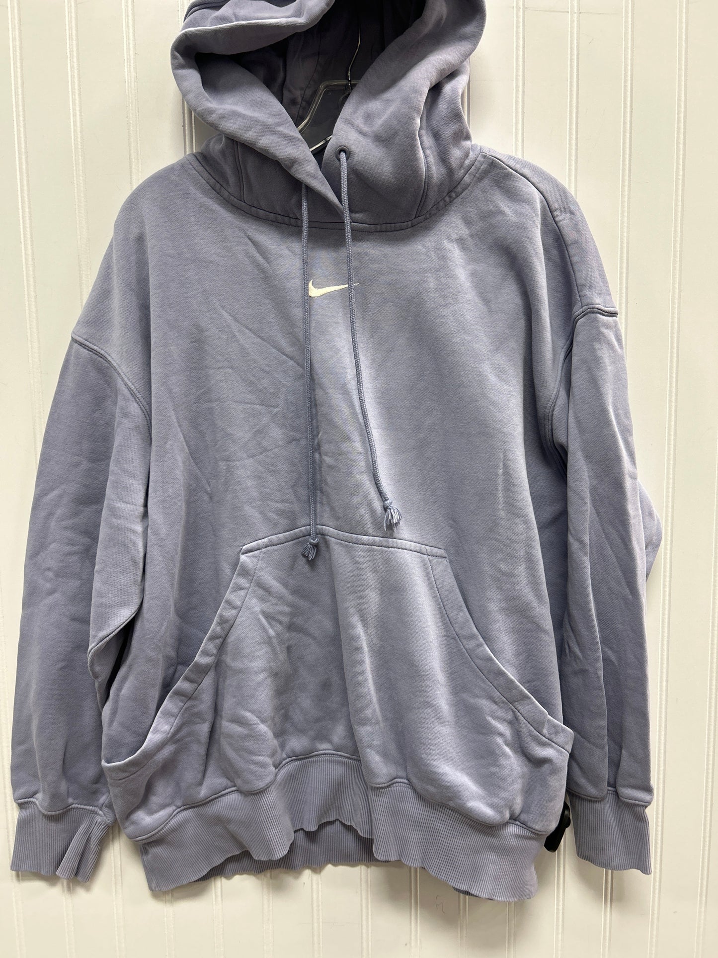 Sweatshirt Hoodie By Nike Apparel In Purple, Size:M