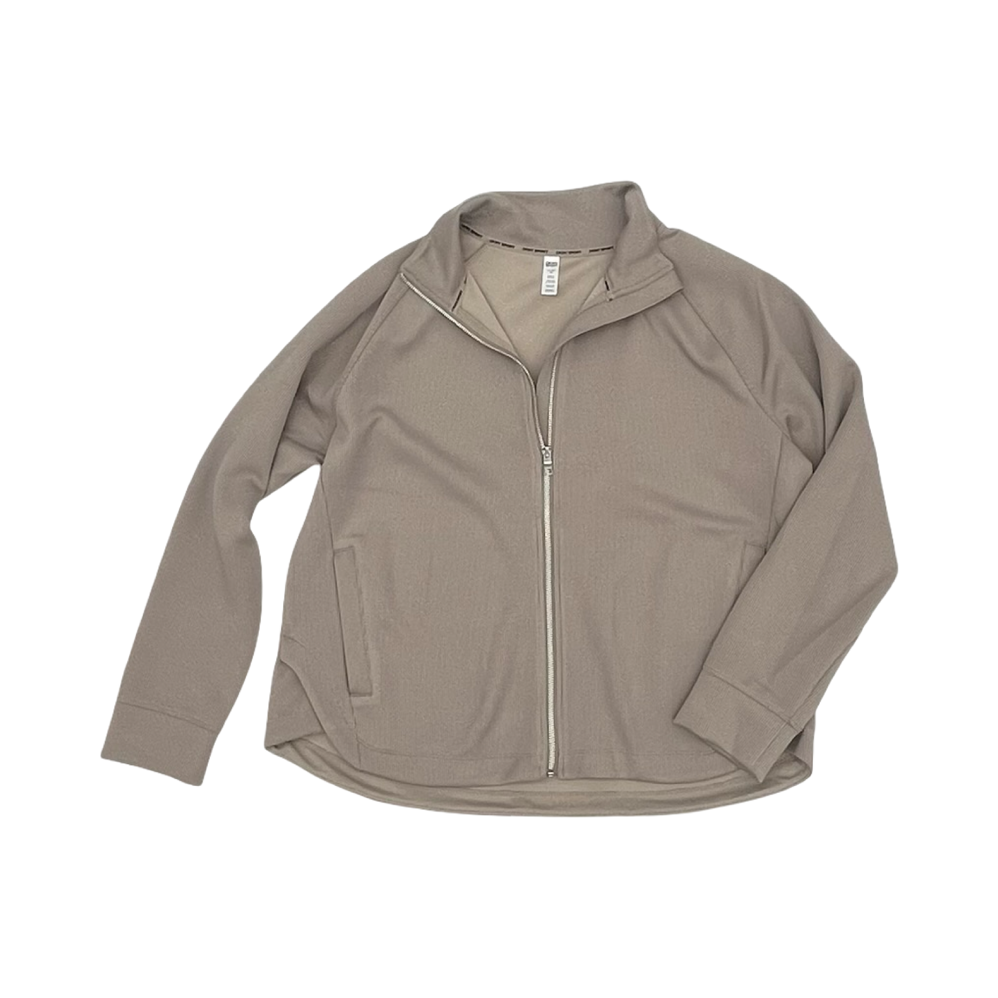 Athletic Jacket By Dkny In Brown, Size:Xl