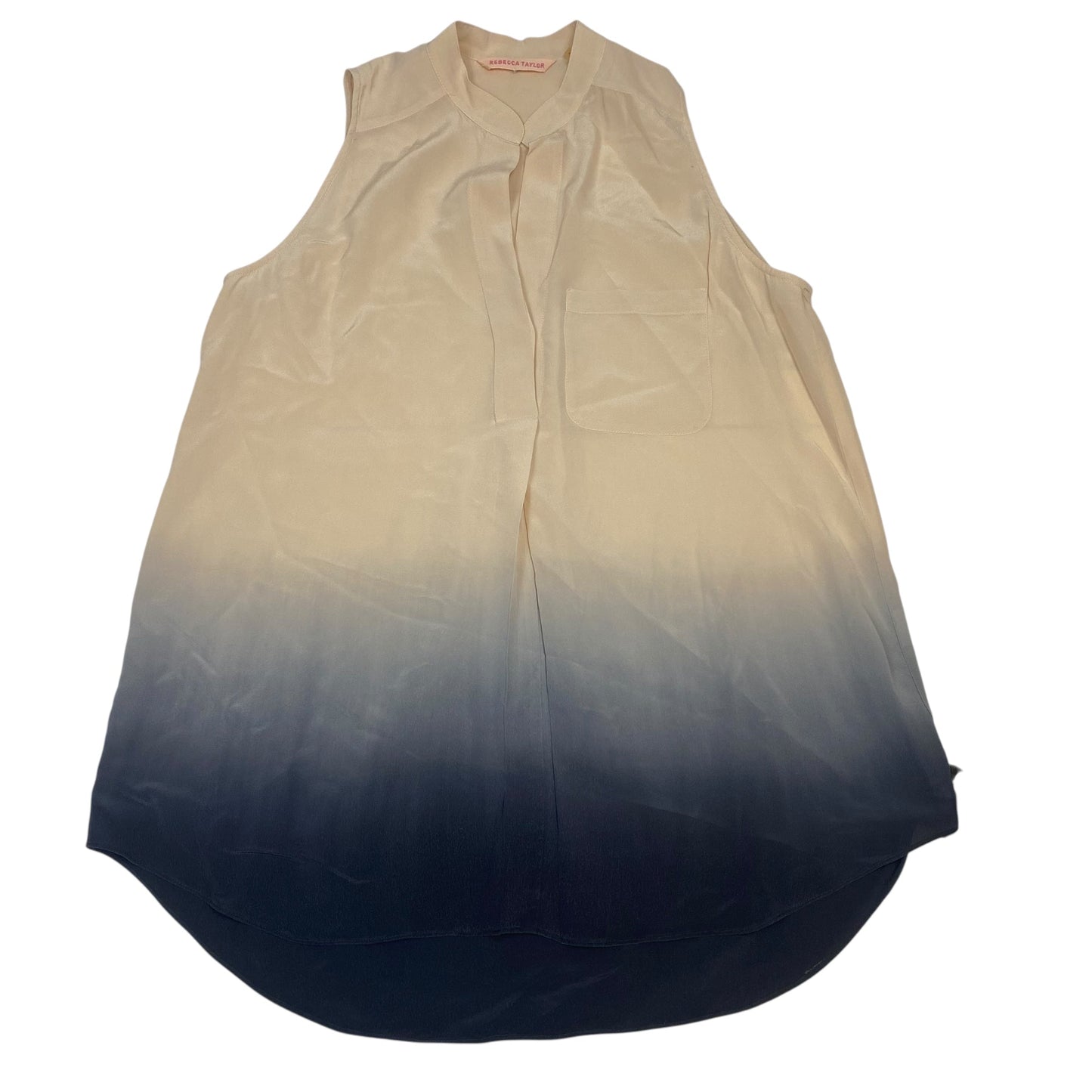 Top Sleeveless By Rebecca Taylor In Grey & Pink, Size:Xs