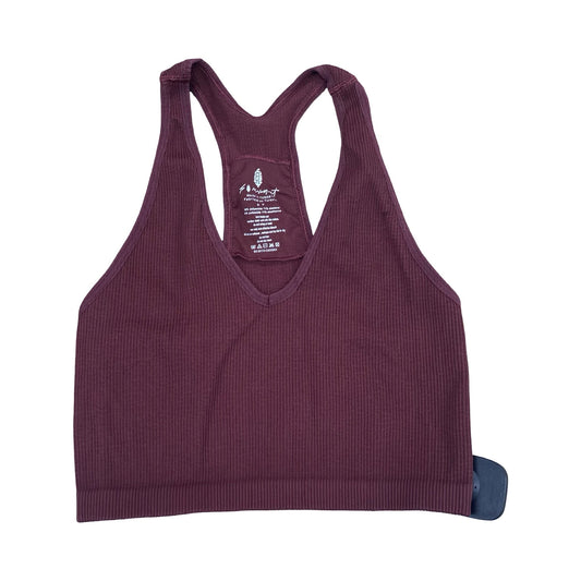 Athletic Tank Top By Free People In Maroon, Size:S