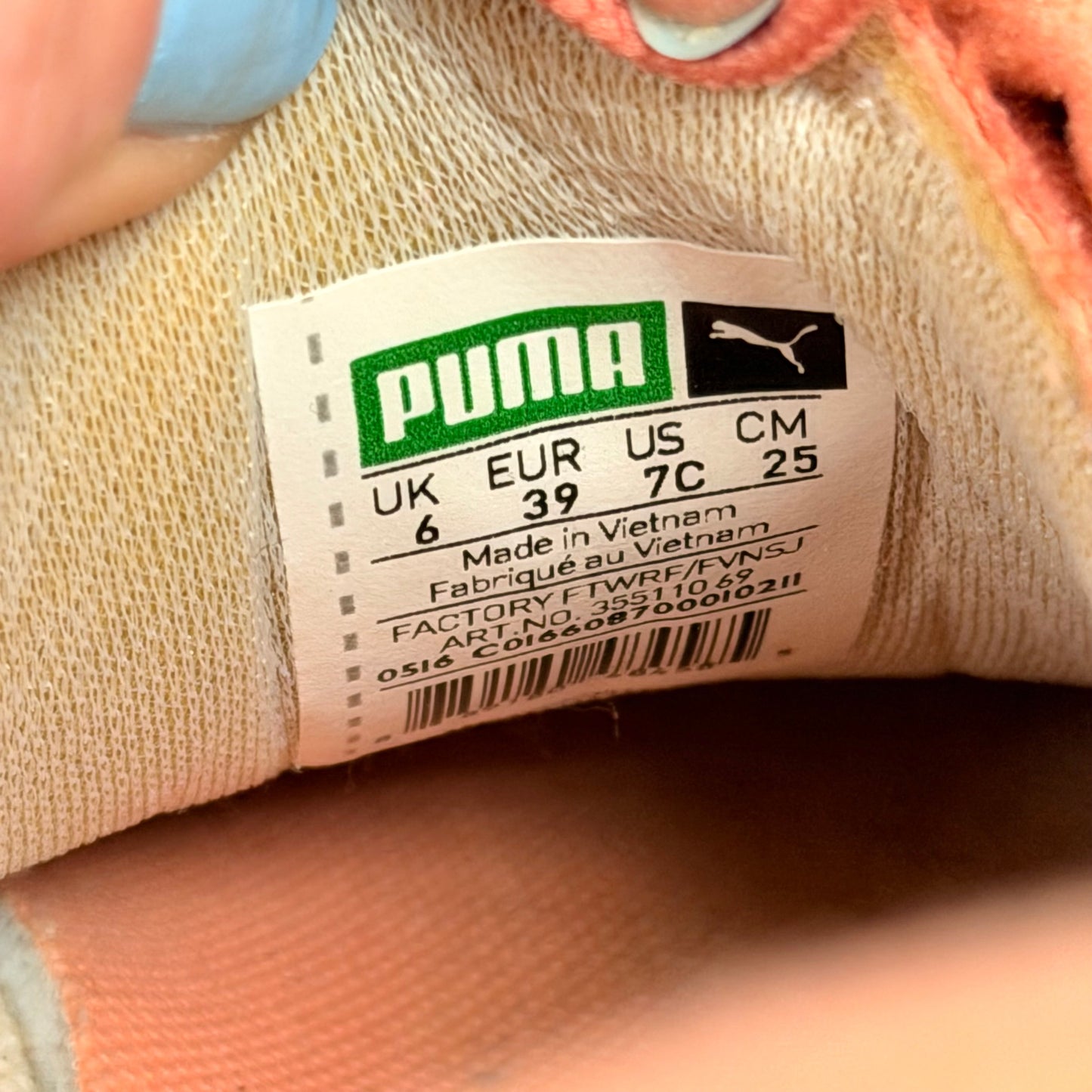 Shoes Sneakers By Puma In Pink, Size: 7