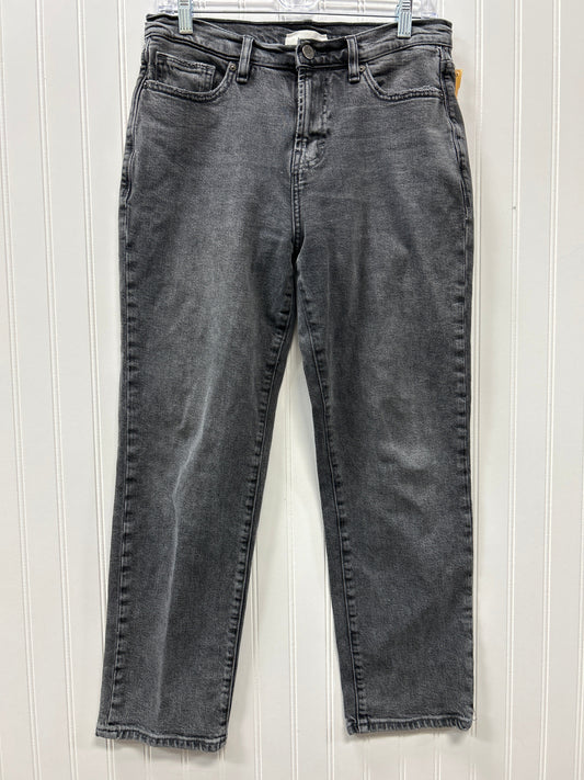 Jeans Straight By Habitat In Grey Denim, Size:0