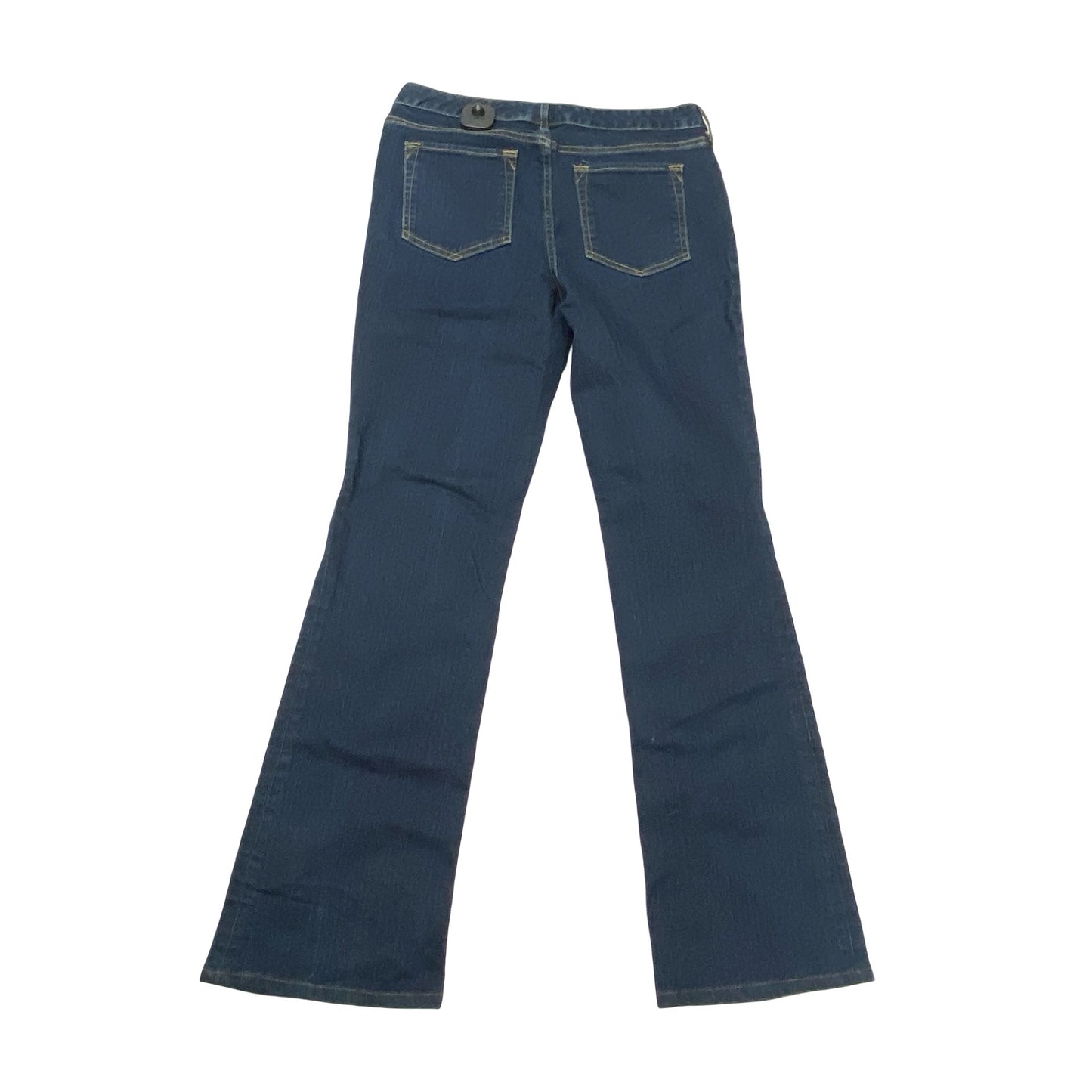 Jeans Boot Cut By Eddie Bauer In Blue Denim, Size:8