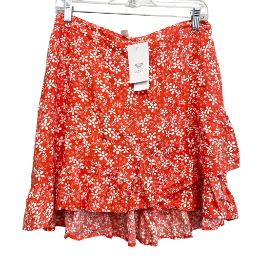 Skirt Mini & Short By Roxy In Red & White, Size:12