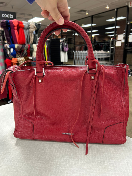 Handbag Designer By Rebecca Minkoff In Red, Size:Medium