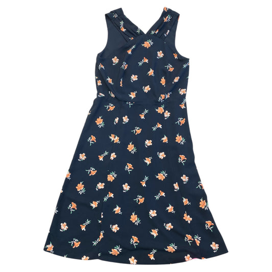 Dress Casual Midi By Ann Taylor In Blue, Size:12