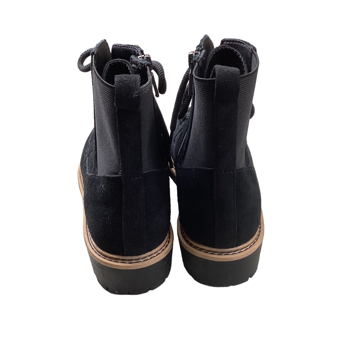 Black Boots Combat Crown Vintage, Size 9