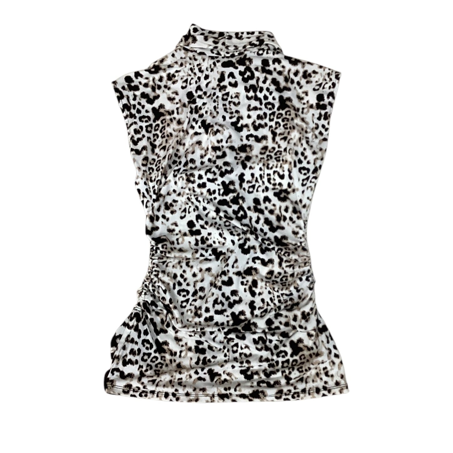 Blouse Sleeveless By Vince Camuto In Animal Print, Size: Xs