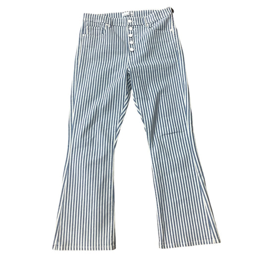 Pants Cargo & Utility By Loft In Striped Pattern, Size: 8