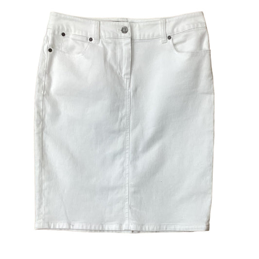 Skirt Mini & Short By Talbots In White, Size: 4