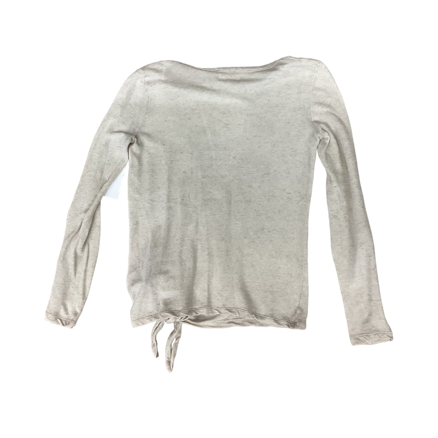 Cream Top Long Sleeve Madewell, Size Xs