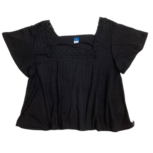 Top Short Sleeve By Old Navy In Black, Size: S