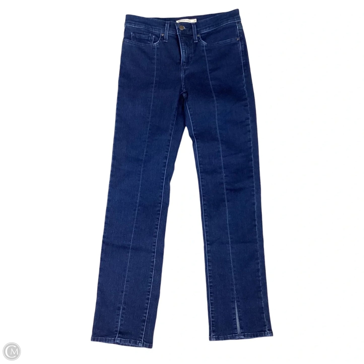 Jeans Straight By Levis In Blue Denim, Size: 6
