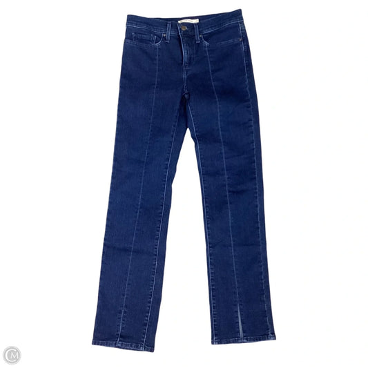 Jeans Straight By Levis In Blue Denim, Size: 6
