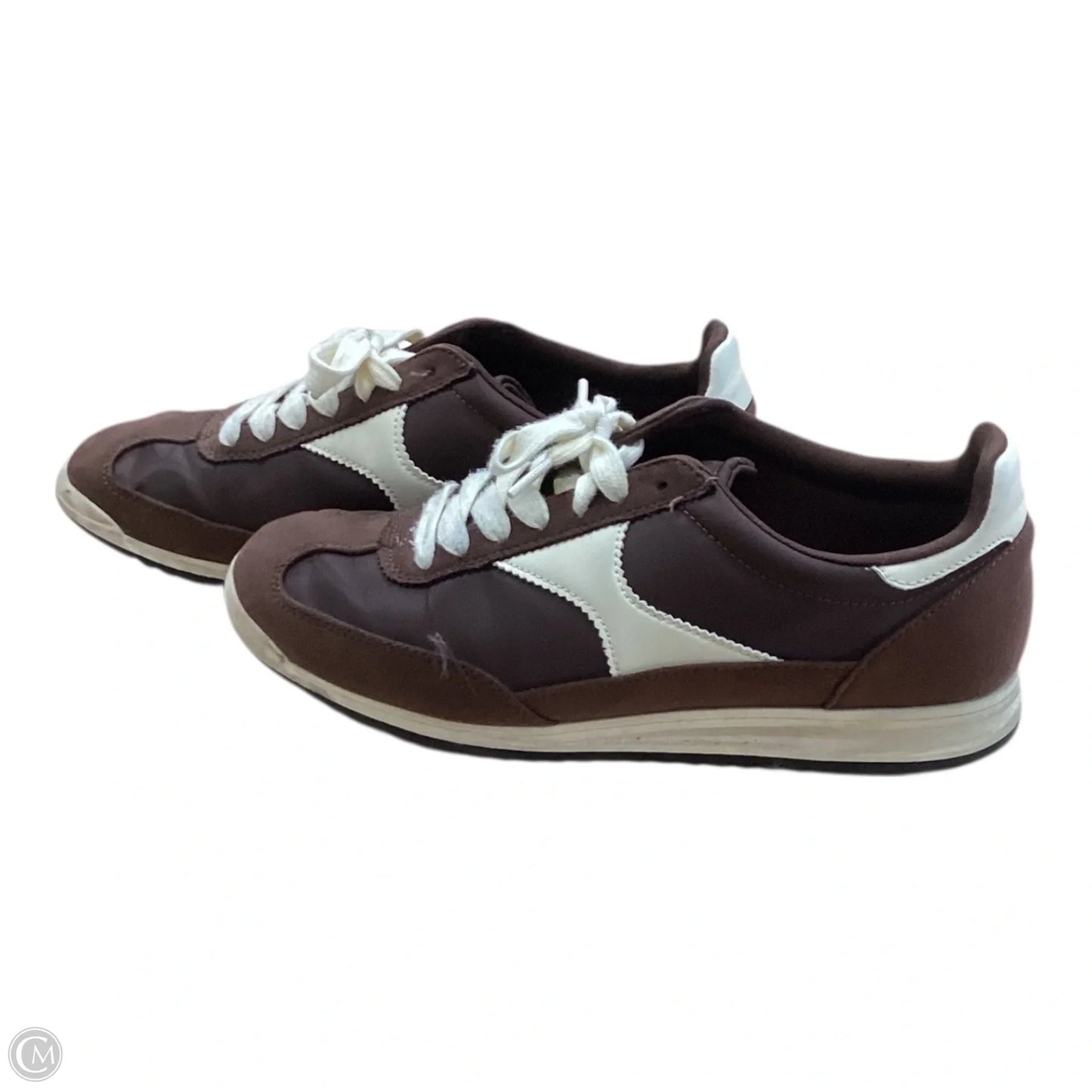 Shoes Sneakers By Universal Thread In Brown & White, Size: 9